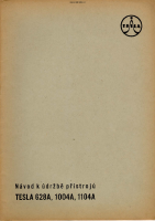 Tesla 628a - Navod k udrzbe 